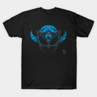 Blue Corazon Mask T-Shirt